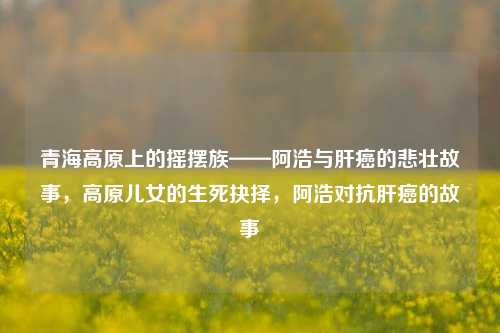 青海高原上的摇摆族——阿浩与肝癌的悲壮故事，高原儿女的生死抉择，阿浩对抗肝癌的故事