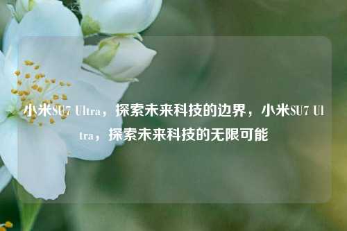 小米SU7 Ultra，探索未来科技的边界，小米SU7 Ultra，探索未来科技的无限可能