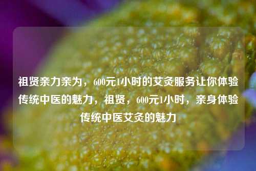 祖贤亲力亲为，600元1小时的艾灸服务让你体验传统中医的魅力，祖贤，600元1小时，亲身体验传统中医艾灸的魅力