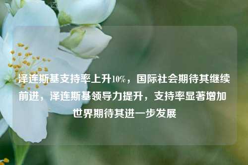 泽连斯基支持率上升10%，国际社会期待其继续前进，泽连斯基领导力提升，支持率显著增加 世界期待其进一步发展