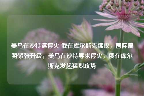 美乌在沙特谋停火 俄在库尔斯克猛攻，国际局势紧张升级，美乌在沙特寻求停火，俄在库尔斯克发起猛烈攻势