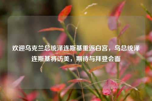 欢迎乌克兰总统泽连斯基重返白宫，乌总统泽连斯基将访美，期待与拜登会面