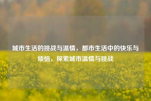 城市生活的挑战与温情，都市生活中的快乐与烦恼，探索城市温情与挑战