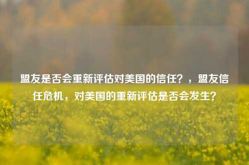 盟友是否会重新评估对美国的信任？，盟友信任危机，对美国的重新评估是否会发生？