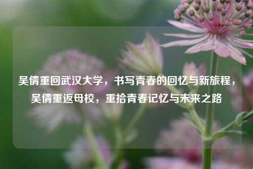 吴倩重回武汉大学，书写青春的回忆与新旅程，吴倩重返母校，重拾青春记忆与未来之路