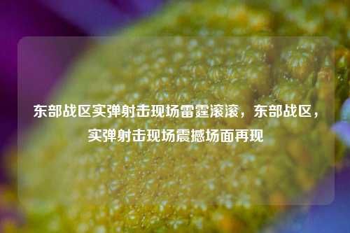 东部战区实弹射击现场雷霆滚滚，东部战区，实弹射击现场震撼场面再现