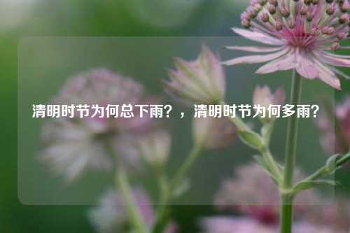 清明时节为何总下雨？，清明时节为何多雨？