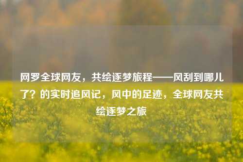 网罗全球网友，共绘逐梦旅程——风刮到哪儿了？的实时追风记，风中的足迹，全球网友共绘逐梦之旅