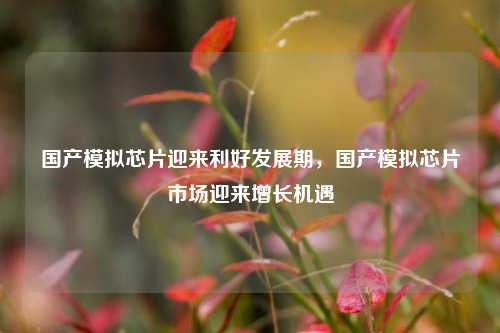 国产模拟芯片迎来利好发展期，国产模拟芯片市场迎来增长机遇