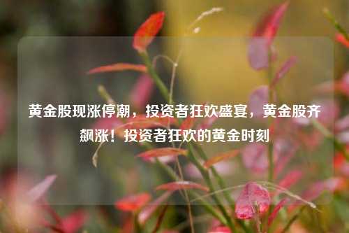 黄金股现涨停潮，投资者狂欢盛宴，黄金股齐飙涨！投资者狂欢的黄金时刻