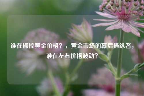 谁在操控黄金价格？，黄金市场的幕后操纵者，谁在左右价格波动？