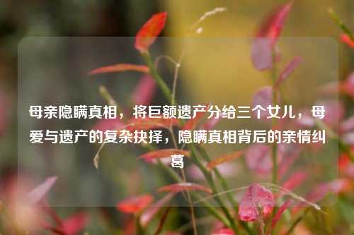 母亲隐瞒真相，将巨额遗产分给三个女儿，母爱与遗产的复杂抉择，隐瞒真相背后的亲情纠葛