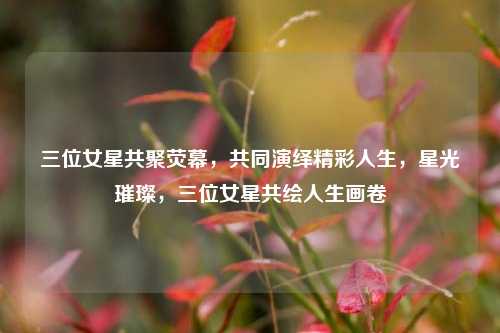 三位女星共聚荧幕，共同演绎精彩人生，星光璀璨，三位女星共绘人生画卷