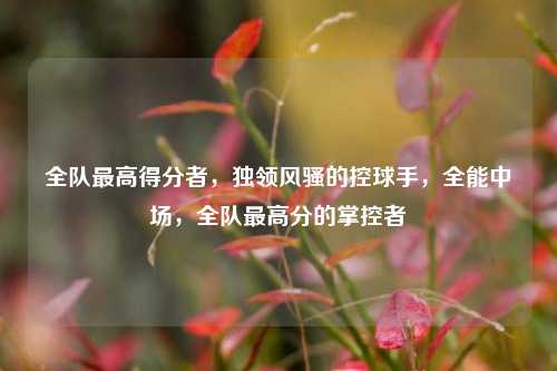 全队最高得分者，独领风骚的控球手，全能中场，全队最高分的掌控者