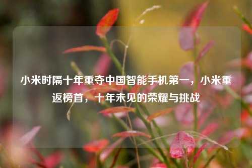 小米时隔十年重夺中国智能手机第一，小米重返榜首，十年未见的荣耀与挑战