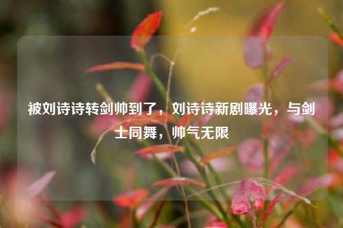 被刘诗诗转剑帅到了，刘诗诗新剧曝光，与剑士同舞，帅气无限