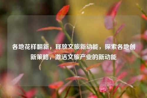 各地花样翻新，释放文旅新动能，探索各地创新策略，激活文旅产业的新动能