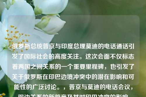 俄罗斯总统普京与印度总理莫迪的电话通话引发了国际社会的高度关注。这次会面不仅标志着两国之间关系的一个重要里程碑，也引发了关于俄罗斯在印巴边境冲突中的潜在影响和可能性的广泛讨论。，普京与莫迪的电话会议，双边关系的新篇章及其对印巴冲突的影响