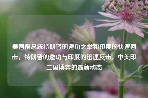 美国前总统特朗普的邀功之举和印度的快速回击，特朗普的邀功与印度的迅速反击，中美印三国博弈的最新动态