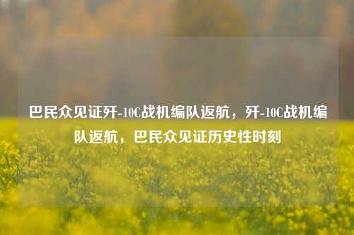 巴民众见证歼-10C战机编队返航，歼-10C战机编队返航，巴民众见证历史性时刻