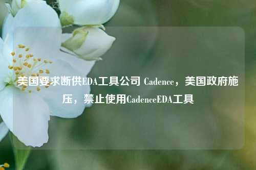美国要求断供EDA工具公司 Cadence，美国政府施压，禁止使用CadenceEDA工具