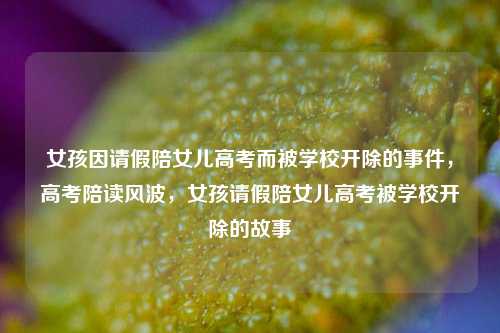 女孩因请假陪女儿高考而被学校开除的事件，高考陪读风波，女孩请假陪女儿高考被学校开除的故事