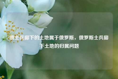 俄士兵脚下的土地属于俄罗斯，俄罗斯士兵脚下土地的归属问题