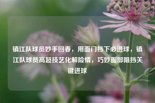 镇江队球员妙手回春，用面门挡下必进球，镇江队球员高超技艺化解险情，巧妙面部阻挡关键进球