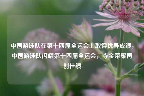 中国游泳队在第十四届全运会上取得优异成绩，中国游泳队闪耀第十四届全运会，夺金荣耀再创佳绩