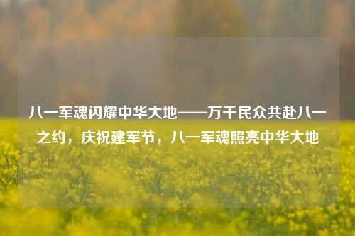 八一军魂闪耀中华大地——万千民众共赴八一之约，庆祝建军节，八一军魂照亮中华大地
