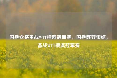 国乒众将备战WTT横滨冠军赛，国乒阵容集结，备战WTT横滨冠军赛