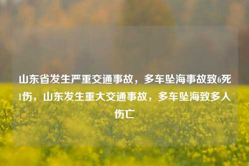 山东省发生严重交通事故，多车坠海事故致6死1伤，山东发生重大交通事故，多车坠海致多人伤亡